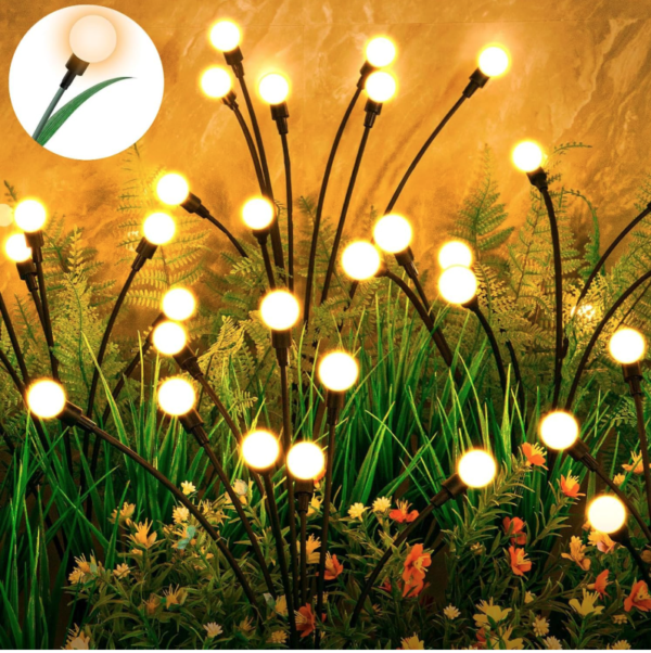 Estacas Solares Luciérnagas de 8 leds -  Pack x 2 - Imagen 6