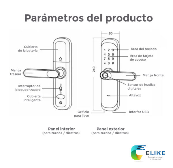 Cerradura Inteligente Multifunción - Elike Barcelona - Imagen 4