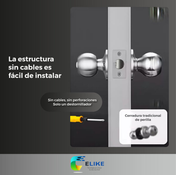 Cerradura inteligente Elike Chicago Tuya App - Imagen 6