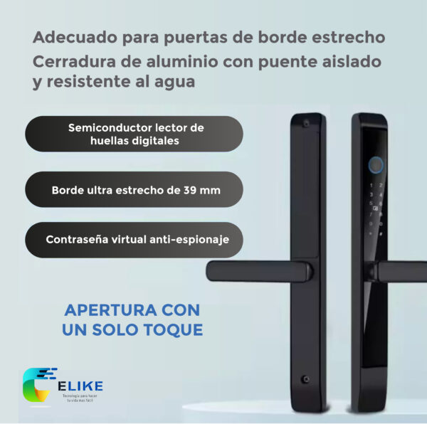 Cerradura inteligente Elike Milan Slim - Imagen 2