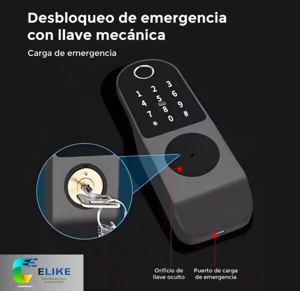 Cerradura inteligente Elike Paris - Imagen 4