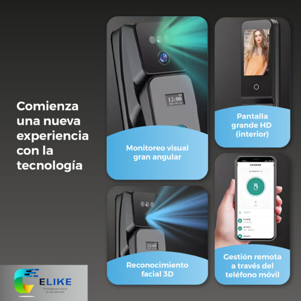 Cerradura inteligente Elike Tokio VIP - Imagen 2
