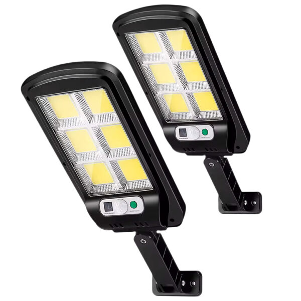 Reflector Led con Panel Solar multifunción con control remoto