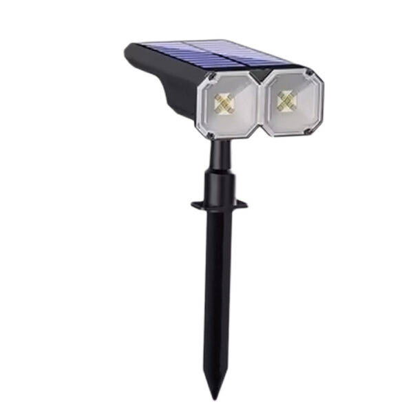 Reflector Spot Led Modelo Estaca y Pared a energía Solar o carga USB