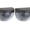 Aplique Led Luz Solar Pared  Exterior Casa/Patio - Pack x 2