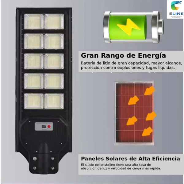 Luminaria Reflector 800W con sensor y ctrol remoto - 16.000lumenes - ELIKE 160