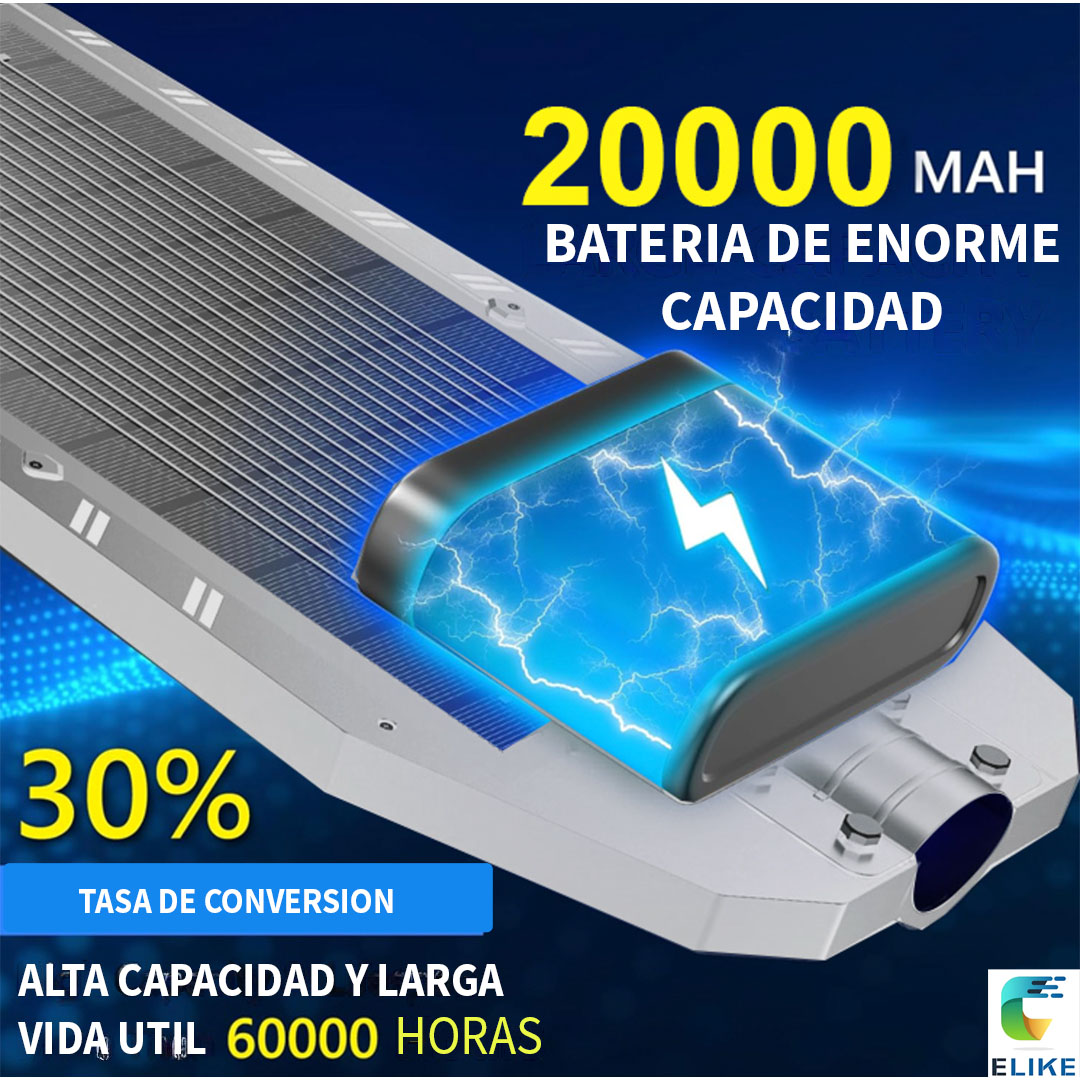 Luminaria Reflector 800W con sensor y ctrol remoto - 16.000lumenes - ELIKE 160