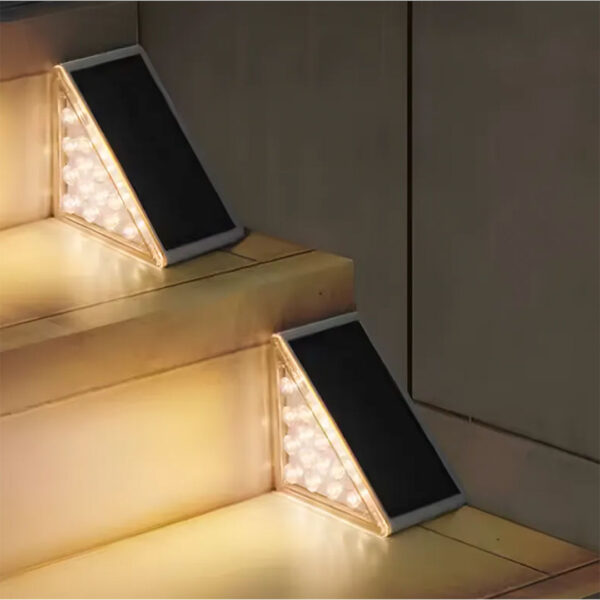 Aplique solar Led Escalones escaleras con sensor movimiento