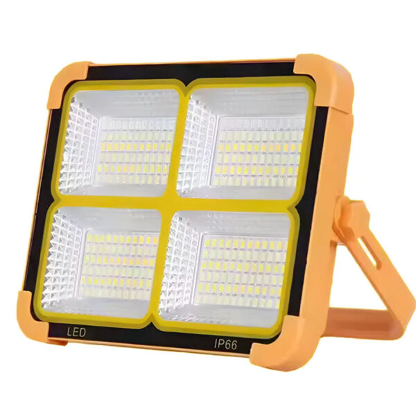 Reflector solar portatil 100W- cargador USB - 5 modos luz
