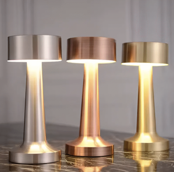 Lámpara de Mesa LED–Regulable-Aluminio–USB–Táctil-Recargable Venecia