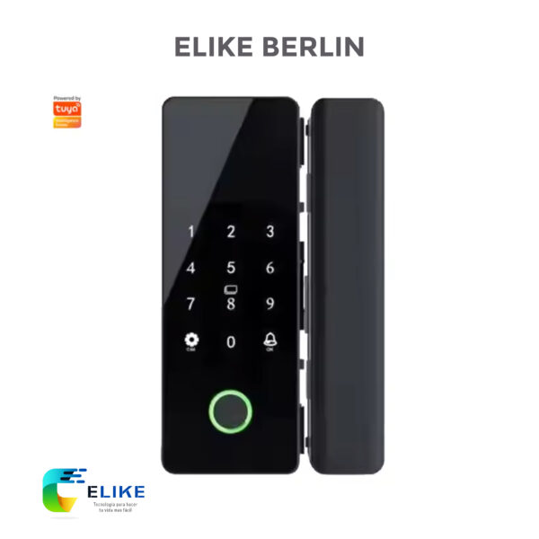 Cerradura inteligente Elike Berlin para puertas de Vidrio