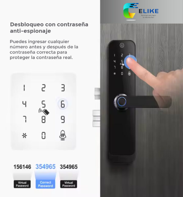 Cerradura Inteligente Multifunción - Elike Madrid