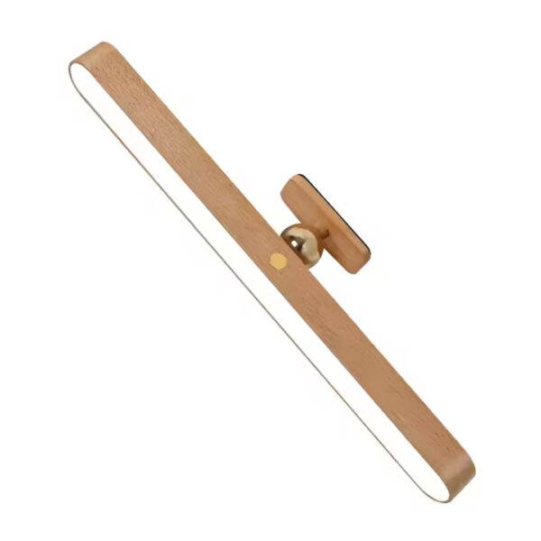Lámpara LED Madera Recargable Escritorio Dormitorio