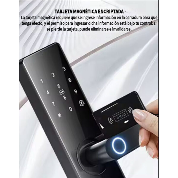 Cerradura Inteligente Boston Wifi con App Tuya o  Bluetooth con App Ttlock