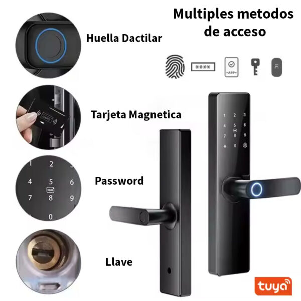 Cerradura Inteligente Boston Wifi con App Tuya o  Bluetooth con App Ttlock