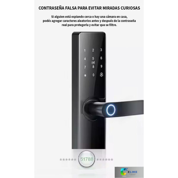 Cerradura Inteligente Boston Wifi con App Tuya o  Bluetooth con App Ttlock