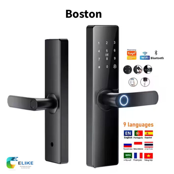 Cerradura Inteligente Boston Wifi con App Tuya o  Bluetooth con App Ttlock