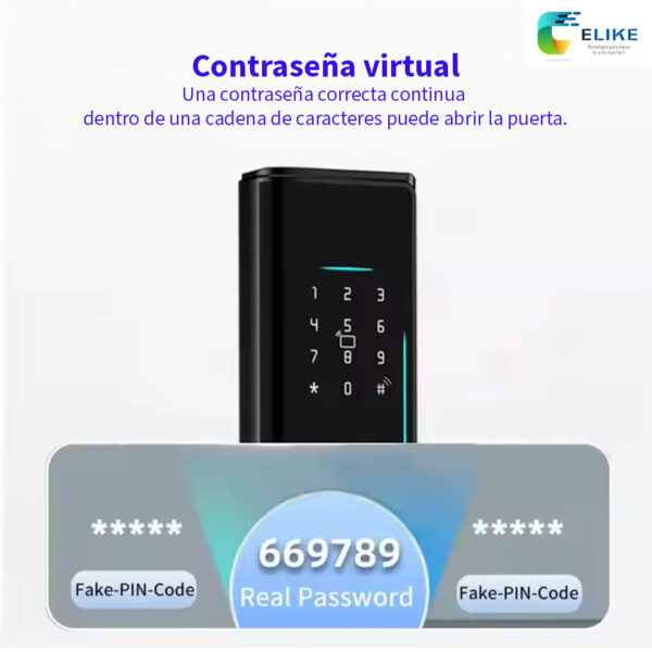 Cerradura Inteligente Elike Glasgow Wifi Tuya Impermeable