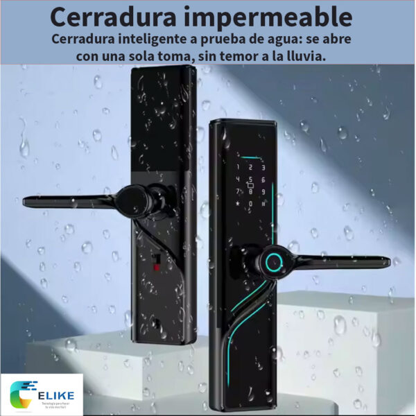 Cerradura Inteligente Elike Glasgow Wifi Tuya Impermeable