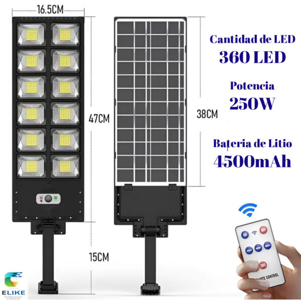 Reflector luminaria 250w