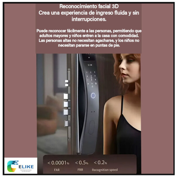 Cerradura inteligente Elike Roma