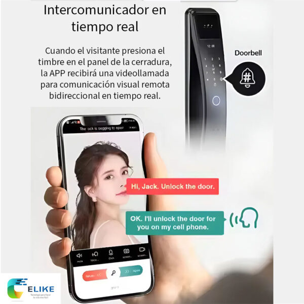 Cerradura inteligente Elike Roma