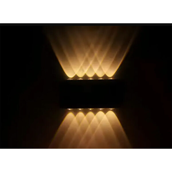 Aplique Solar LED Moderno -  luz calida y fria - 10 Leds