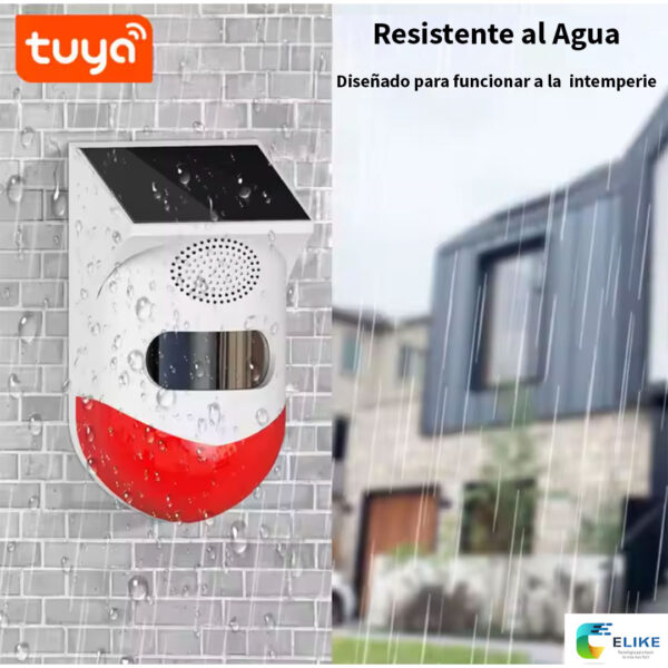 Sensor movimiento Alarma -  Solar WiFi exterior