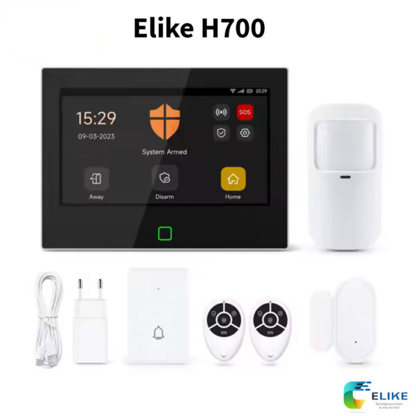 Elike H700 - Kit Alarma Wifi Premium 4G/WIFI - Tuya App