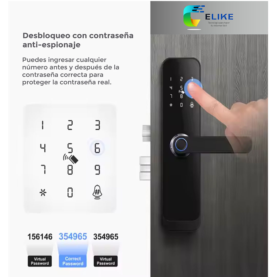 Cerradura Inteligente Multifunción - Elike Madrid