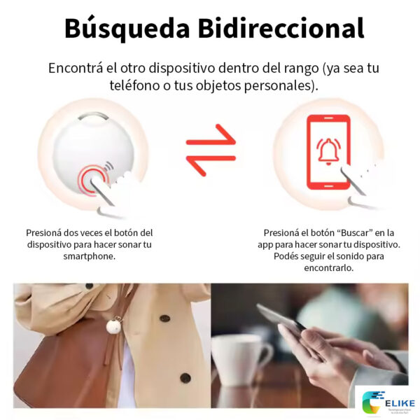 Mini Localizador Tag GPS Bluetooth App Tuya