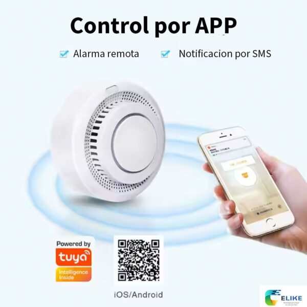 Detector de Humo WiFi Inteligente con Sirena