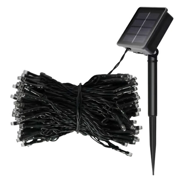 Guirnalda Solar LED 20mts – 200 Luces Bco Cálido