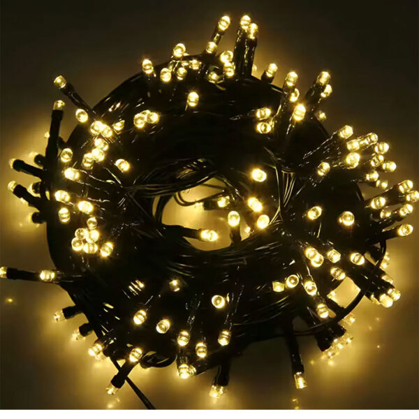 Guirnalda Solar LED 20mts – 200 Luces Bco Cálido
