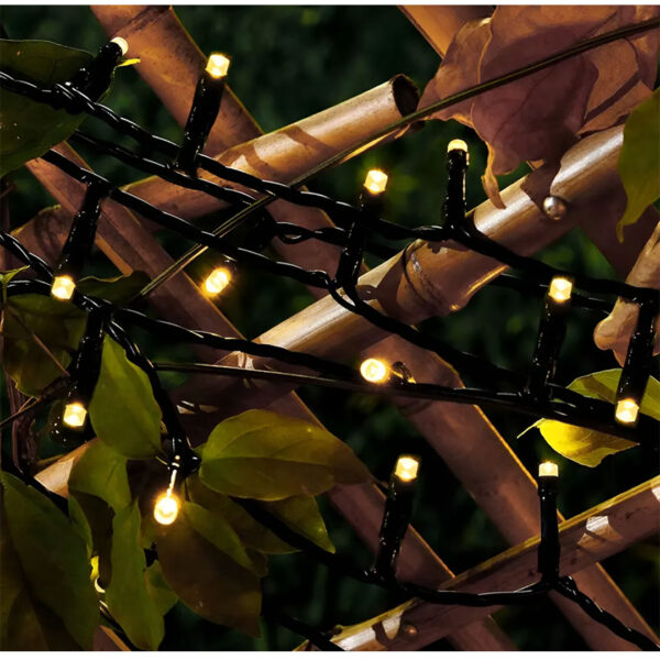 Guirnalda Solar LED 20mts – 200 Luces Bco Cálido