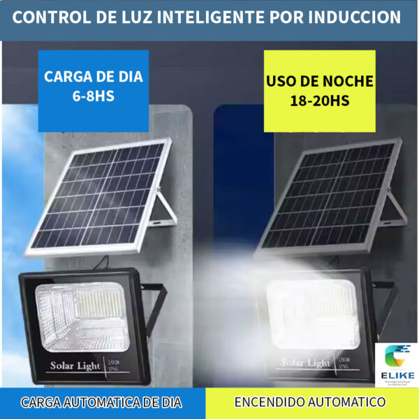 Reflector Solar LED  500W con Control Remoto - Elike80