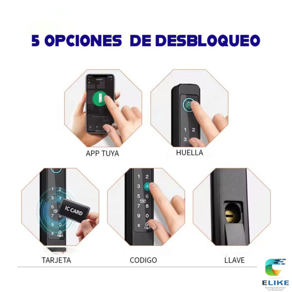 Cerradura inteligente Elike Oslo Slim