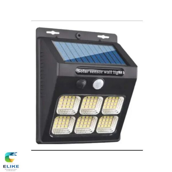 Potente Aplique Reflector Solar Led Con Sensor Mov. 40 Leds